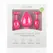 EasyToys Silicone Jewel Plug Set Pink – 3 veličine, dekorativna baza