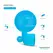MyMagicWand silikonski dodatak za G-spot/prostatu, plave boje, fleksibilna glava