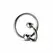 Sinner Gear Stainless Steel Glans Ring with Retention Plug, Silver, M