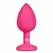 EasyToys Diamond Plug Small Pink - Silikonski intimni dodatak sa bazom od dragulja
