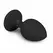 EasyToys Diamond Silicone Plug Small Black - Elegantan dodatak sa bazom od dragulja