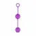 EasyToys Duo Weighted Exercise Balls Purple - Pelvic Floor Trainer