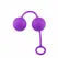 EasyToys Duo Weighted Exercise Balls Purple - Pelvic Floor Trainer