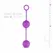 EasyToys Duo Weighted Exercise Balls Purple - Pelvic Floor Trainer