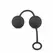 Sinner Gear Black Weighted Kegel Balls - Dvostruki sistem protivtega