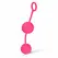 EasyToys Pink Dual Weighted Balls with Counterweight System, Silicone