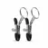 EasyToys Metal Nipple Clamps - Podesivi pritisak sa prstenovima