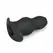 Ouch! Silicone Hollow Plug Medium - Mekan fleksibilan dizajn, crna