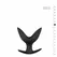 EasyToys Silicone Anchor Plug Small - Fleksibilan intimni dodatak, crna
