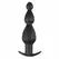 Sinner Gear Hollow Silicone Black Plug - Anatomski dizajn, veliki
