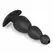 Sinner Gear Hollow Silicone Black Plug - Anatomski dizajn, veliki