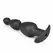 Sinner Gear Hollow Silicone Black Plug - Anatomski dizajn, veliki