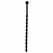 Sinner Gear Silicone Intimate Dilator - Crna, fleksibilan rebrasti dizajn