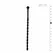 Sinner Gear Silicone Intimate Dilator - Crna, fleksibilan rebrasti dizajn