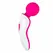 EasyToys Mini Wand Personal Massager Pink/White - Compact Rechargeable Model