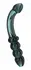 Hamsa Dual-Ended Glass Intimate Massager Smoky Jade Large