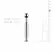 Kiotos Short Hollow Intimate Sound with Detachable Top, Metal, Silver