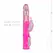 EasyToys roze potiskujući dualni vibrator - 6 brzina i rotacija