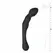 EasyToys Anal Explorer silikonski crni fleksibilni probnik 16 cm
