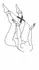 EasyToys podesivi kožni hogtie restraint - crni bondage konektor