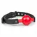 EasyToys podesivi PVC kuglični gag crveni - udoban dodatak za vezivanje