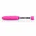 EasyToys Pink Silicone Intimate Massager with Twisted Shaft 18 cm