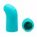 EasyToys mini zakrivljeni intimni masažer tirkizni vodootporni