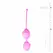 EasyToys Pink Duo Silikonske Loptice za Trening Karličnih Mišića 3,5 cm