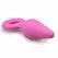 EasyToys Pink Silicone Intimate Plug with Pull Ring - Medium Size