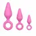 EasyToys Silikonski Set Intimnih Čepova Roze - 3 Veličine, Ručka sa Prstenom