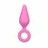 EasyToys Silikonski Set Intimnih Čepova Roze - 3 Veličine, Ručka sa Prstenom