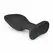 EasyToys Silikonski Analni Čep Srednji Crni - Fleksibilan Ergonomski Model