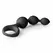 EasyToys Silikonski Prostate Model sa Rastućim Kuglicama, Crni, 20 cm