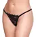 Cottelli LINGERIE tange sa cirkonima S-L podesiva čipka i kristalni detalji