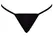 Cottelli LINGERIE crne podesive tange sa svetlucavim cirkonima S L