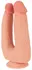 Nature Skin savitljivi dupli penetrator sa pokretnom kožom TPE 20/19cm