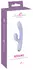 beau coeur Rivano zakrivljeni rabbit vibrator, dva motora, mekani silikon, 20.4 cm