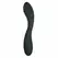 Sinner Gear Zakrivljeni silikonski model sa stimulativnom površinom Crni 20cm