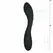 Sinner Gear Zakrivljeni silikonski model sa stimulativnom površinom Crni 20cm