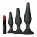 EasyToys Analni Set za Vežbanje - 3 Veličine Silikonski Model, Crni