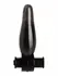XR Brands Bum Tickler Mini Black Vibrating Anal Plug 6.5cm TPR