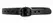 Master Series Black Leather Adjustable Choker with Steel O-Ring, 45.7 cm