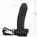Size Matters Hollow Silicone Support System - Adjustable, Black, 15 cm