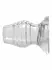 XR Brands Cock Dock Clear Hollow Tunnel Plug 11cm TPE