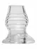 XR Brands Cock Dock Clear Hollow Tunnel Plug 11cm TPE
