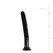 XR Brands Tower intimni stub crni 32cm TPR sa usisnom bazom