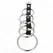 KINK Metalni set intimnih prstenova 5 komada sa kožnim konektorom 3.2-5cm