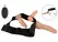 You2Toys Strap-On Set RC Vibe silikonski pojas i 2 dodatka, crni