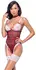 Cottelli Lingerie karirani bodi sa podvezicama i set sa ogrlicom, veličina M