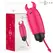 INTENSE Scarlet Red Mini Vibrating Bullet - Compact Waterproof 9.3 cm